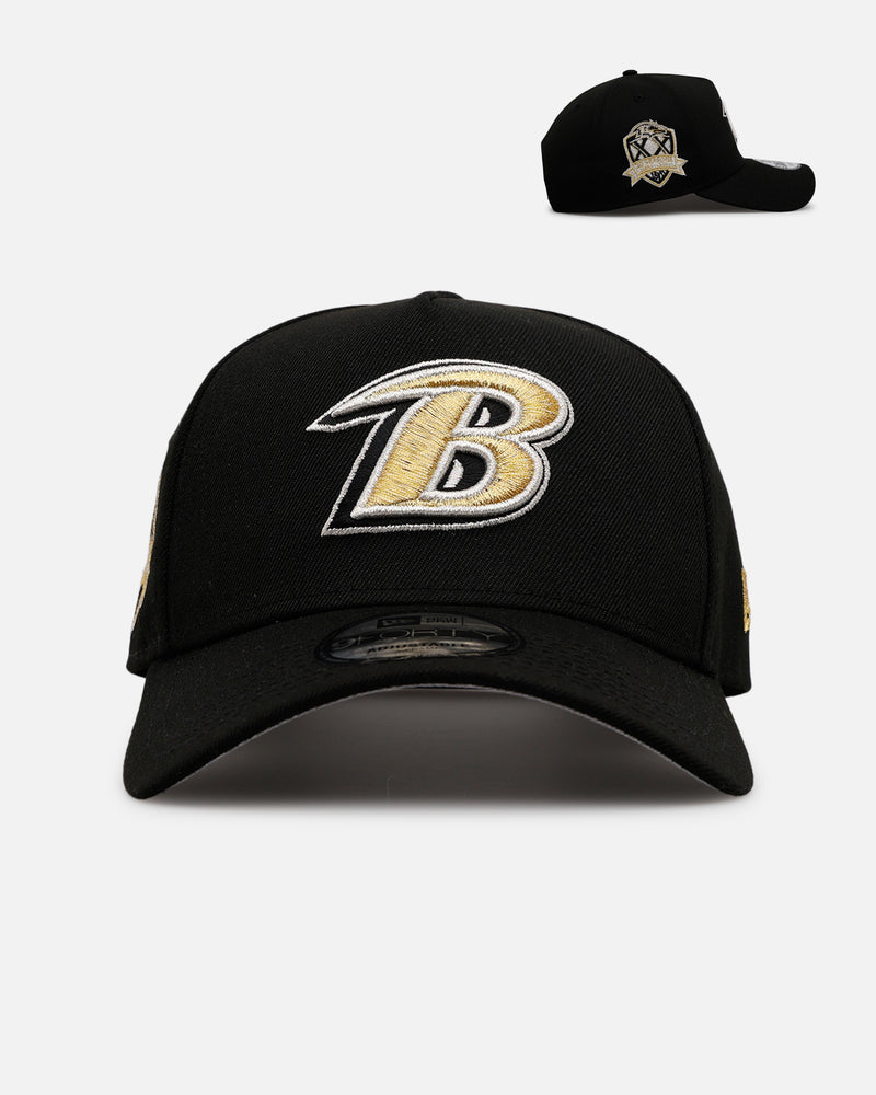 New Era Baltimore Ravens 'New Year's Eve' 9FORTY A-Frame Snapback Gold/Silver