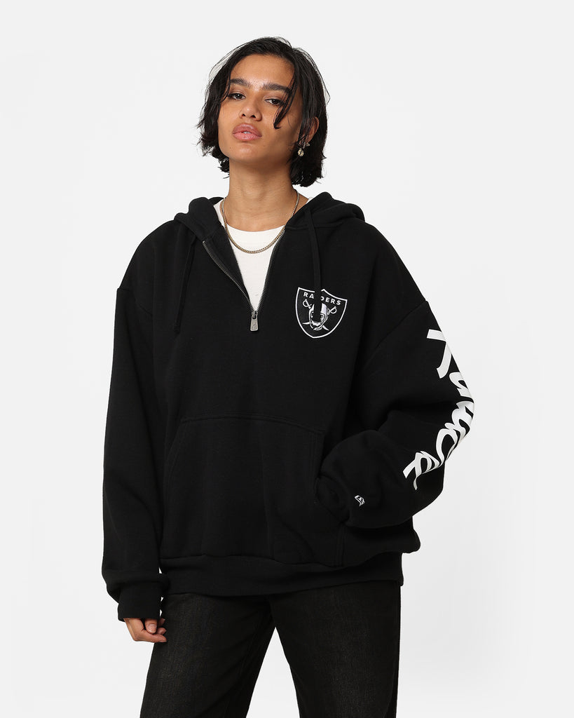 New Era Las Vegas Raiders Sleeve Script Hoodie Black/White | Culture Kings