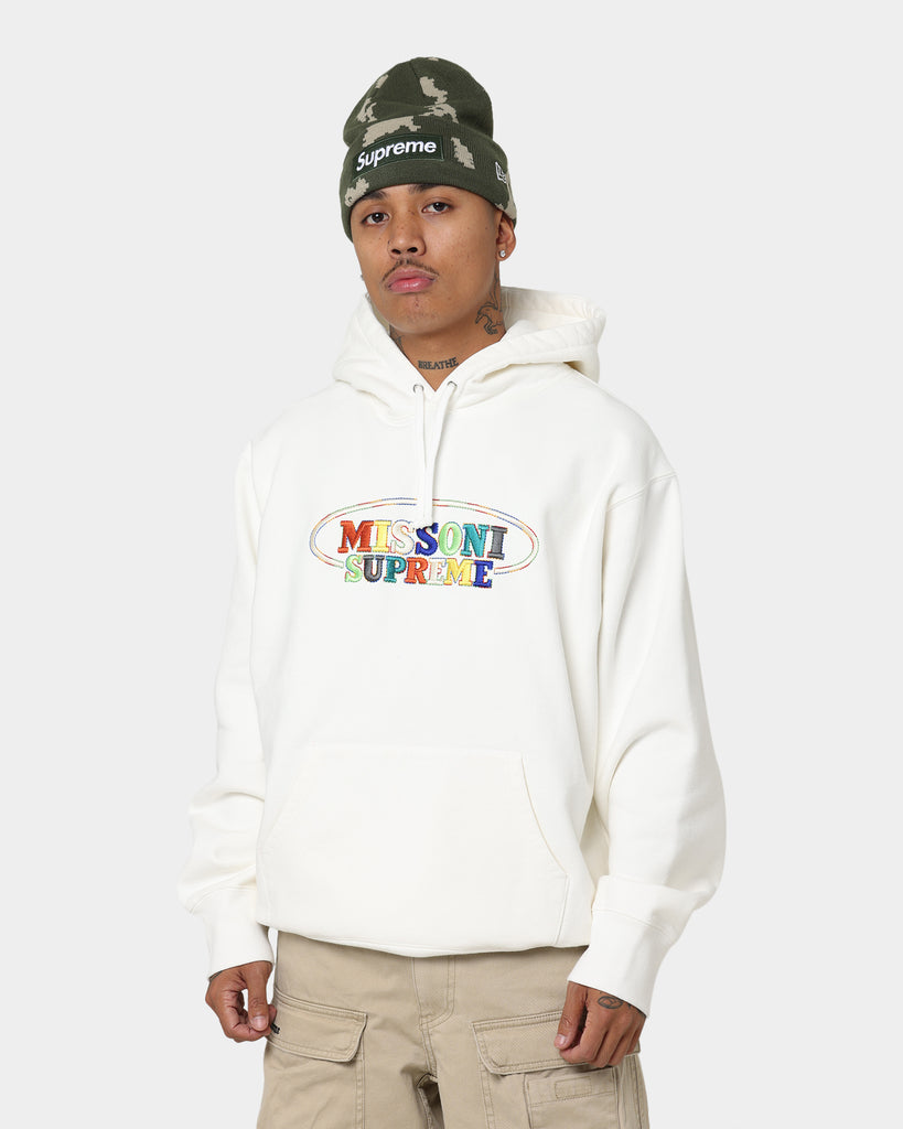 Supreme X Missoni Hooded Sweatshirt White | Culture Kings