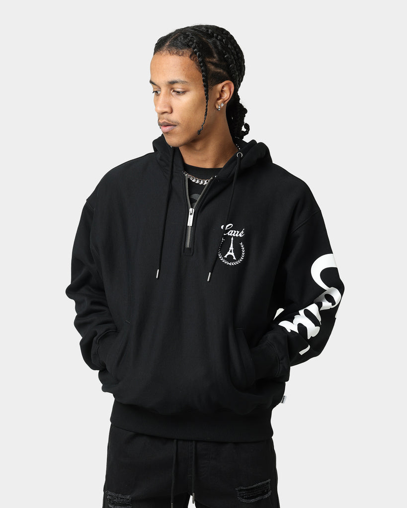 Carré Royale Quarter Zip Hoodie Black | Culture Kings