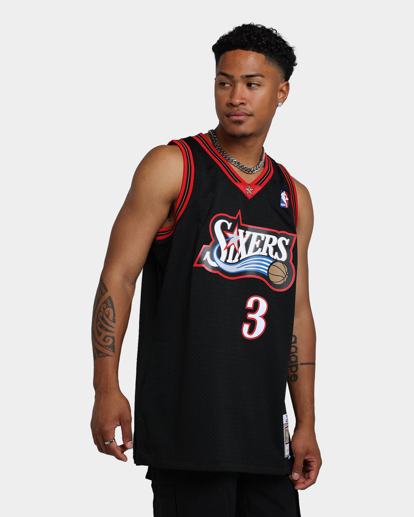 Mitchell & Ness Philadelphia 76ers Allen Iverson #3 '97-'98 Swingman R ...