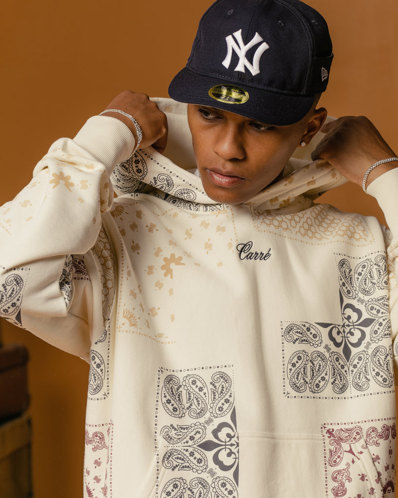 Carre Fragment Paisley Hoodie Off White | Culture Kings