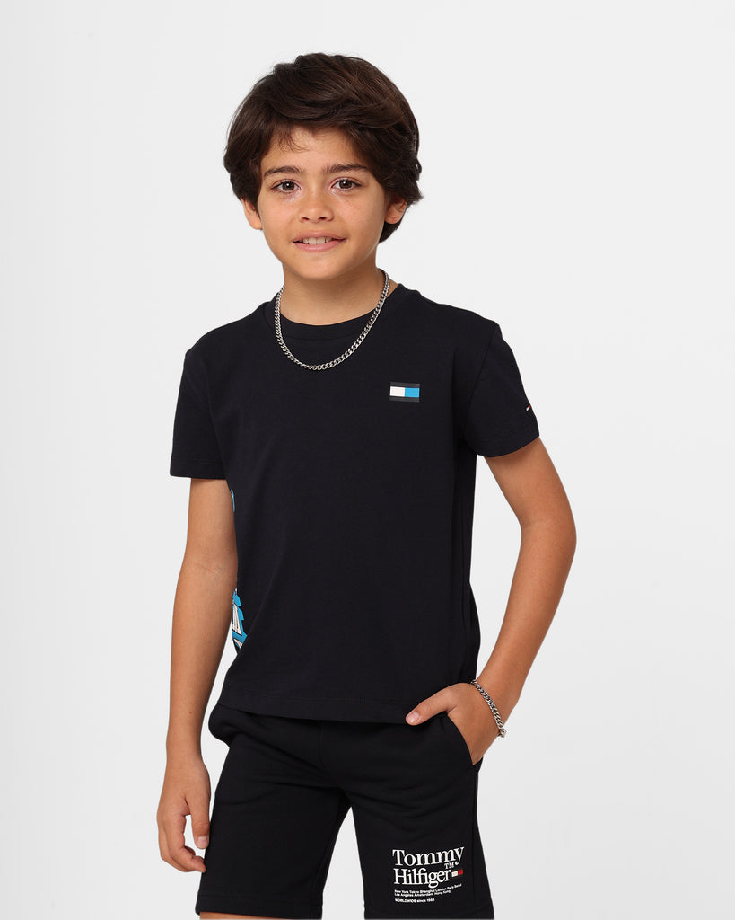 Tommy Hilfiger Kids' Fun Logo T-Shirt Desert Sky | Culture Kings