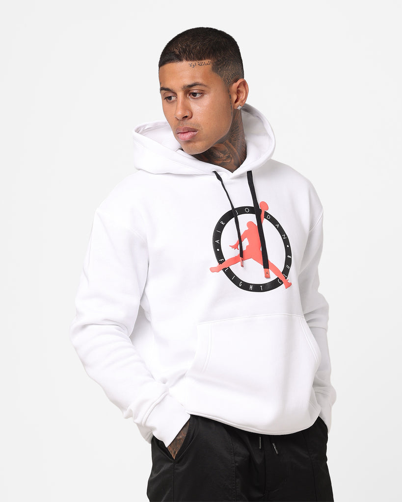 Jordan Flight MVP Graphic Fleece Pullover Hoodie White | Culture Kings