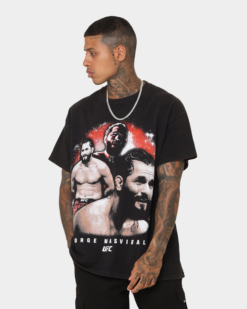UFC By Goat Crew Jorge Masvidal Vintage T-Shirt Black Wash