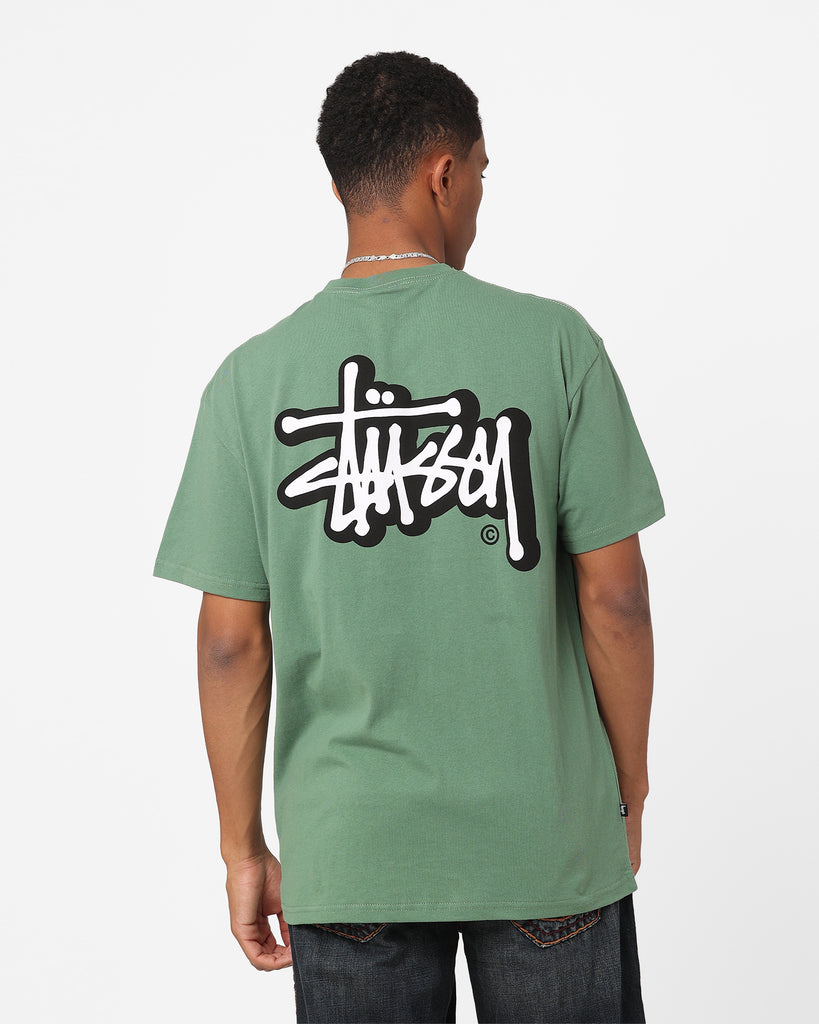 Stussy Offset Graffiti T-Shirt Green | Culture Kings