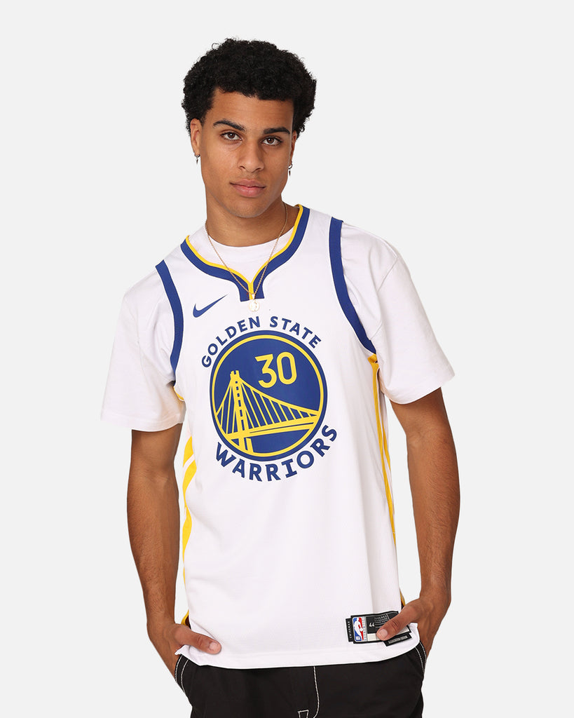 Nike Golden State Warriors Steph Curry Dri-FIT Swingman Jersey White ...