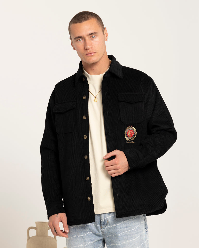 Carre Corduroy Trade Jacket Black | Culture Kings