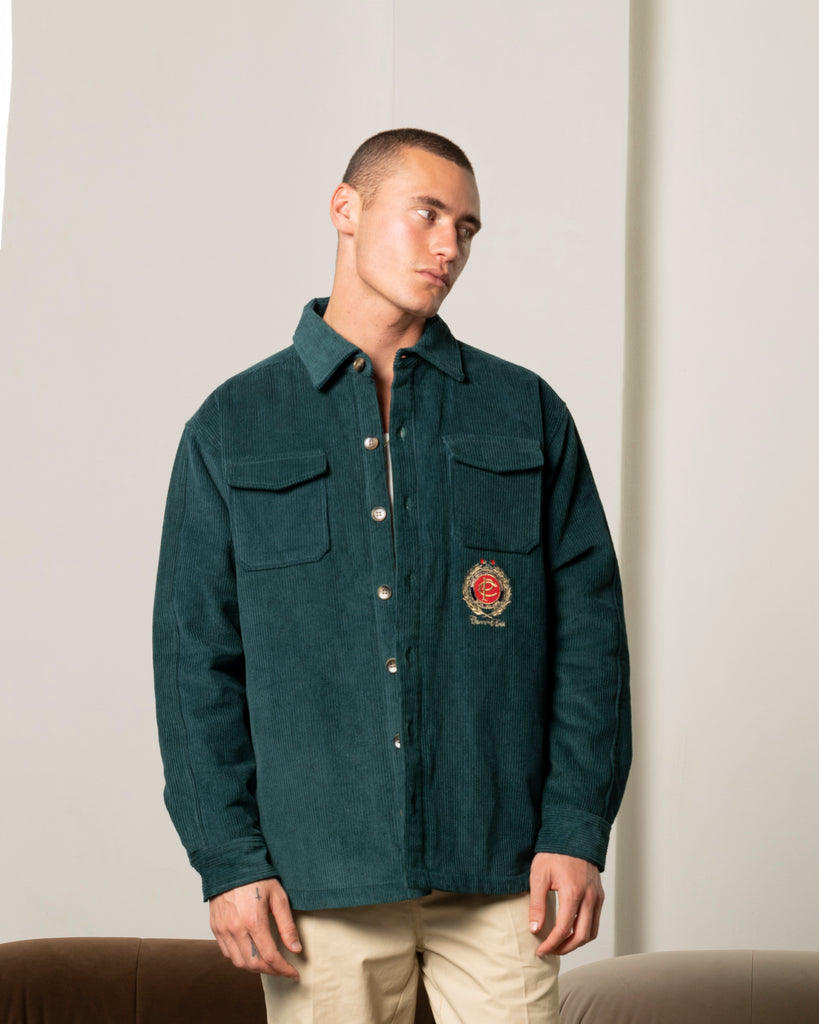 Green corduroy sale jacket mens