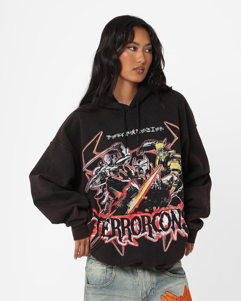 Goat Crew X Transformers Terrorcons Vintage Hoodie Black Wash | Culture ...