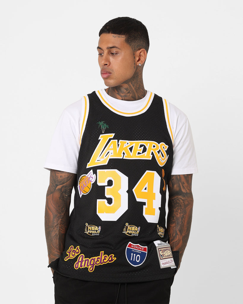 Mitchell & Ness Los Angeles Lakers Shaquille O'Neal Hi-Way Swing Jerse ...