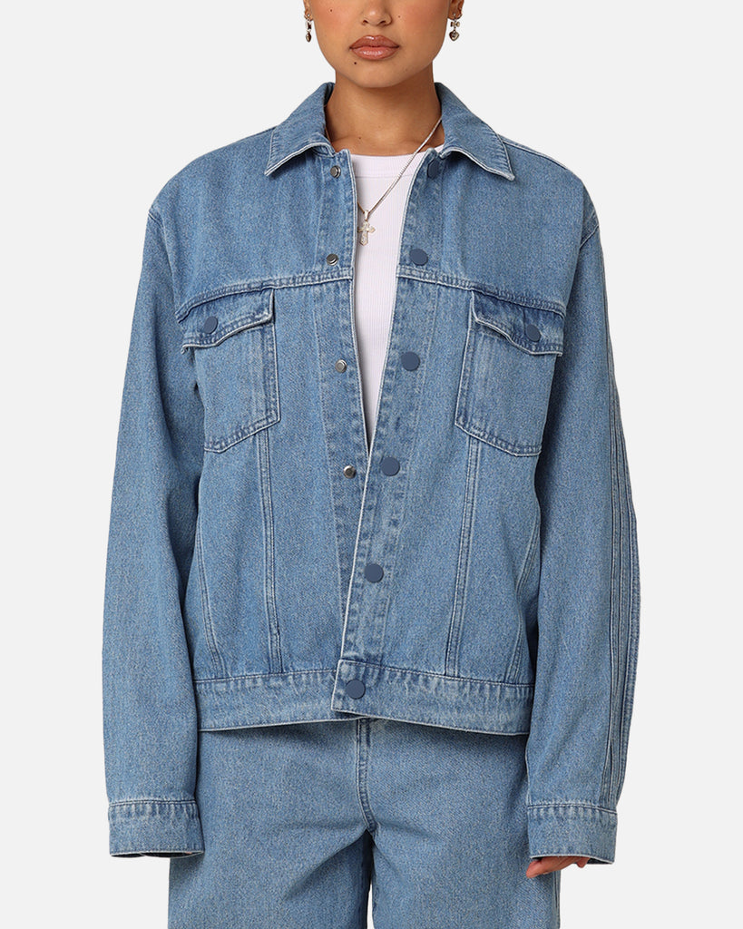 Adidas X KSENIASCHNAIDER Women's 3-Stripes Jacket Light Denim | Culture ...