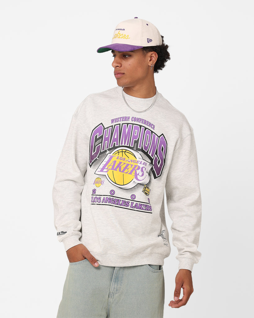 Los Angeles Lakers Western Conference T-Shirts By Mitchell & Ness - White -  Mens