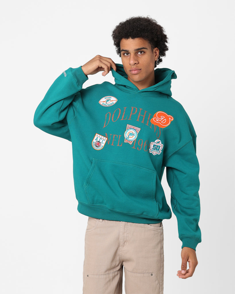 Miami Dolphins Point Guard Faded Teal Hoodie