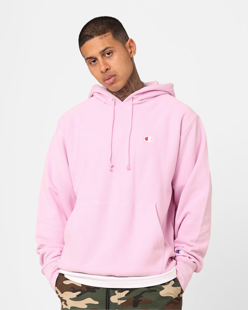 Champion Reverse Weave French Terry Hoodie Cotton Pink Pos | Culture Kings