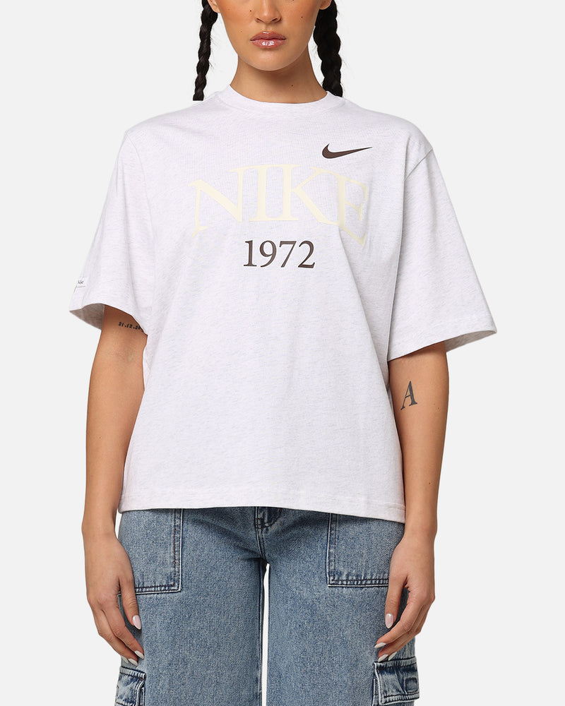 Nike Women's Sportswear Classic Boxy T-Shirt Birch Heather