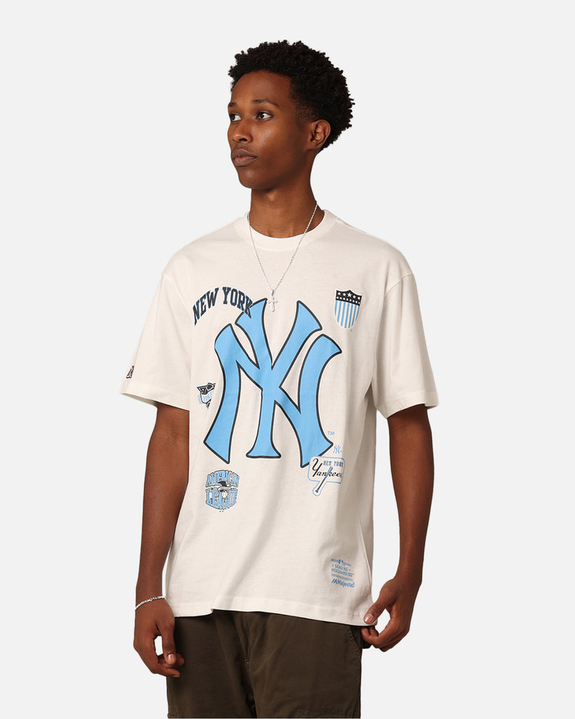 Majestic Athletic New York Yankees Logomania T-Shirt Vintage White ...