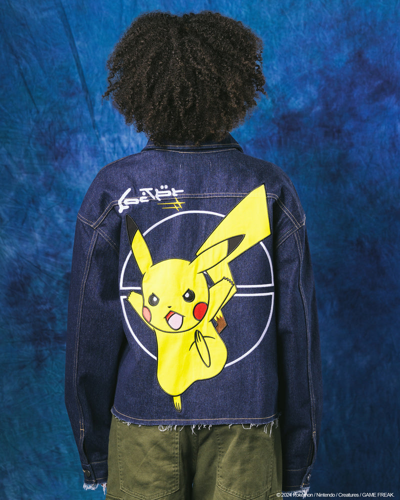 Pokémon By Loiter Pikachu Denim Jacket Indigo