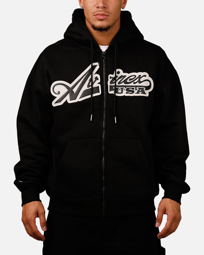 AVIREX Avirex Script Full Zip Hoodie Black