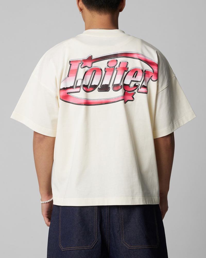 Loiter Metal Logo T-Shirt Off White