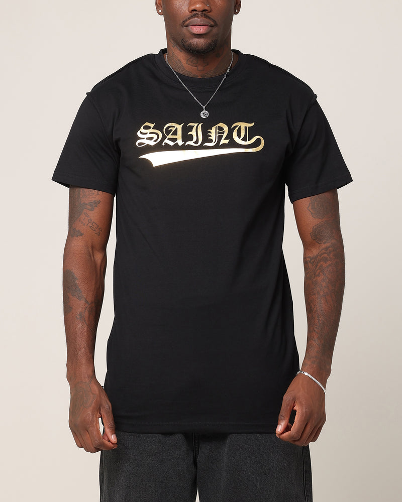 Saint Morta Chroma Lafayette T-Shirt Black/Gold