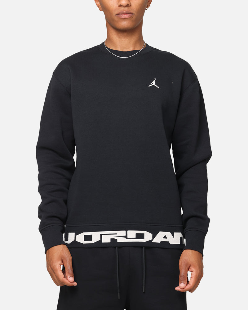 JORDAN Jordan Jumpman MVP Graphic Fleece Crewneck Sweatshirt Black/Sail