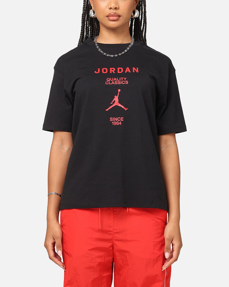 JORDAN Jordan Women's Graphic Girlfriend T-Shirt Black/Gym Red