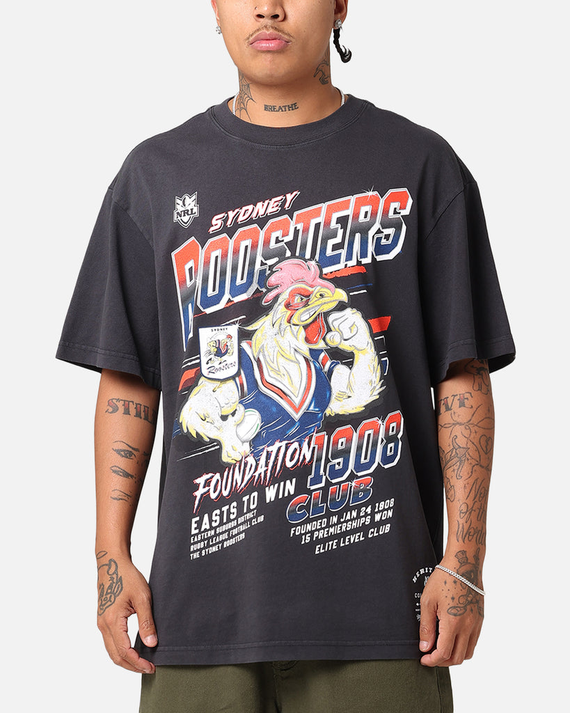 Mitchell & Ness Sydney Roosters 1998 Season T-Shirt Faded Black ...