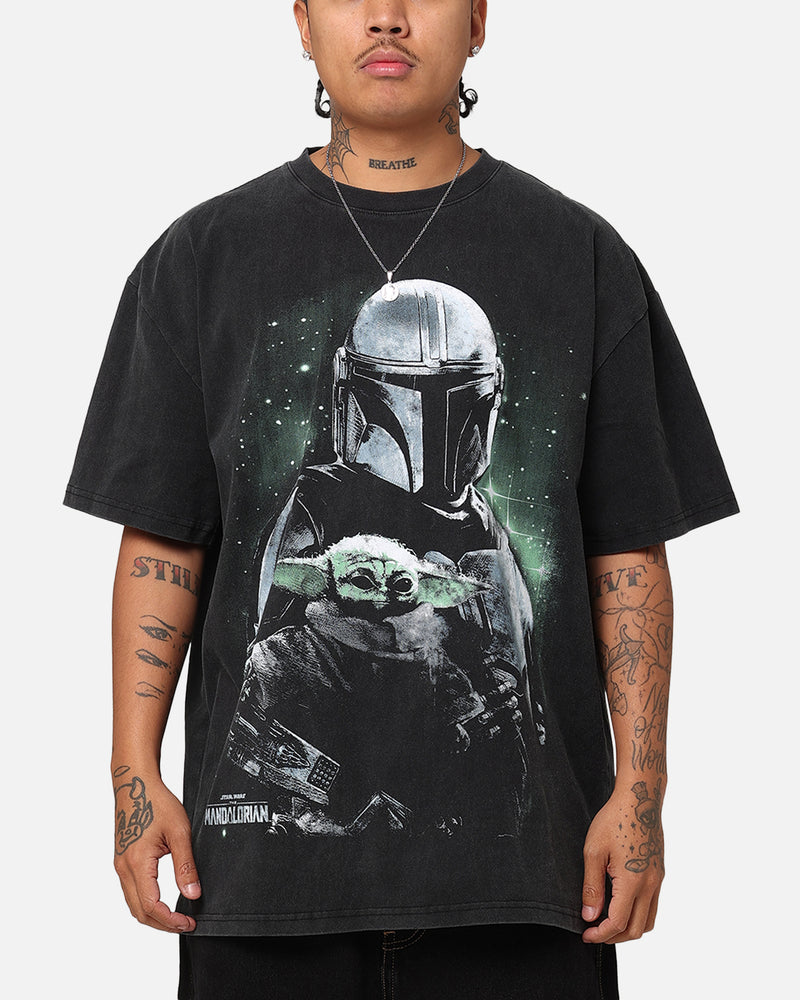 Star Wars The Mandalorian Heavy T-Shirt Vintage Black