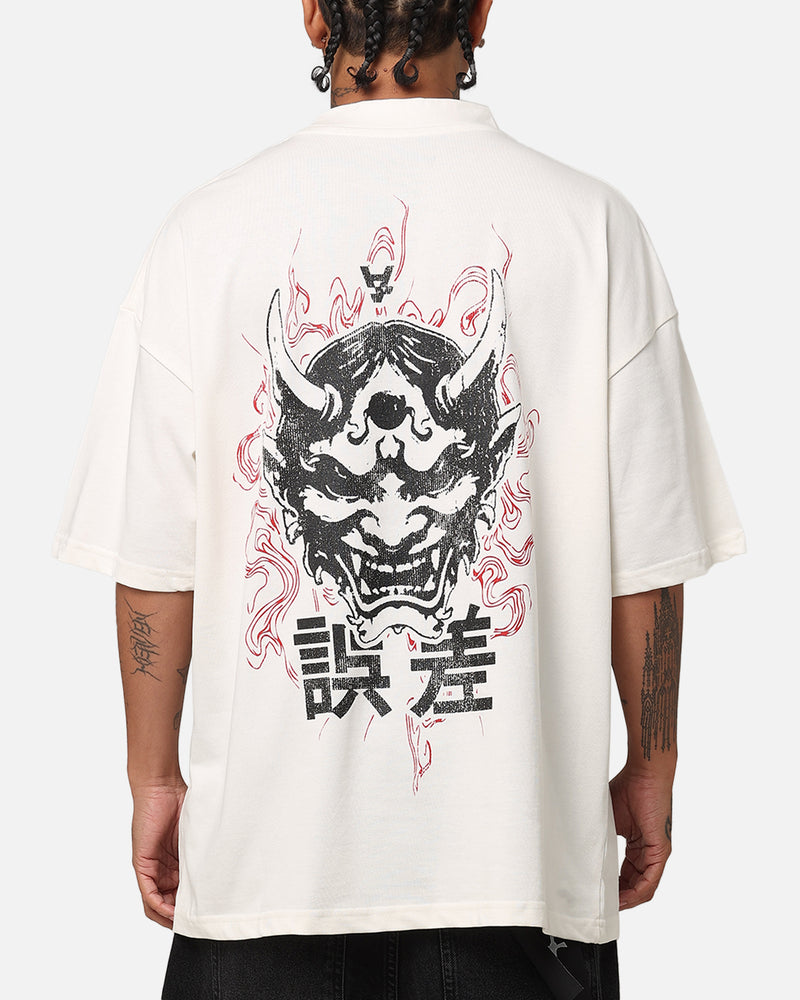 The Anti Order Oni Mockneck T-Shirt Off White