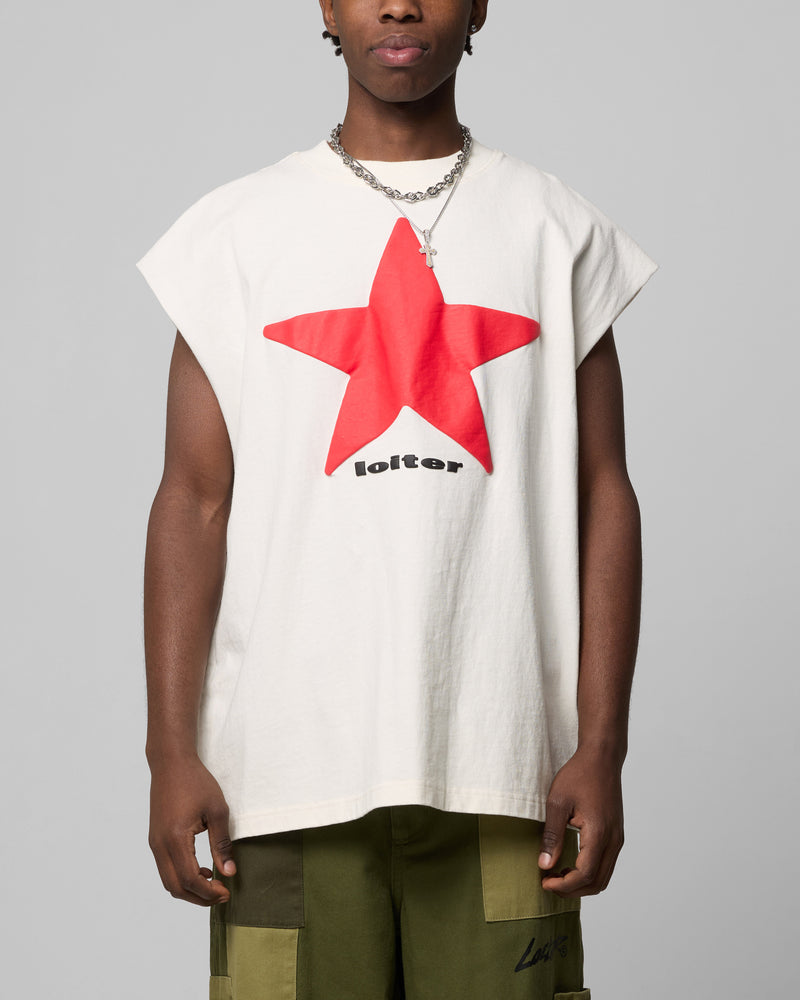 LOITER Loiter Celestial Muscle T-Shirt Off White