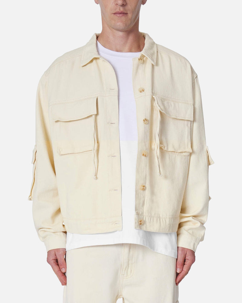 MNML MNML Brushed Twill Cargo Jacket Khaki