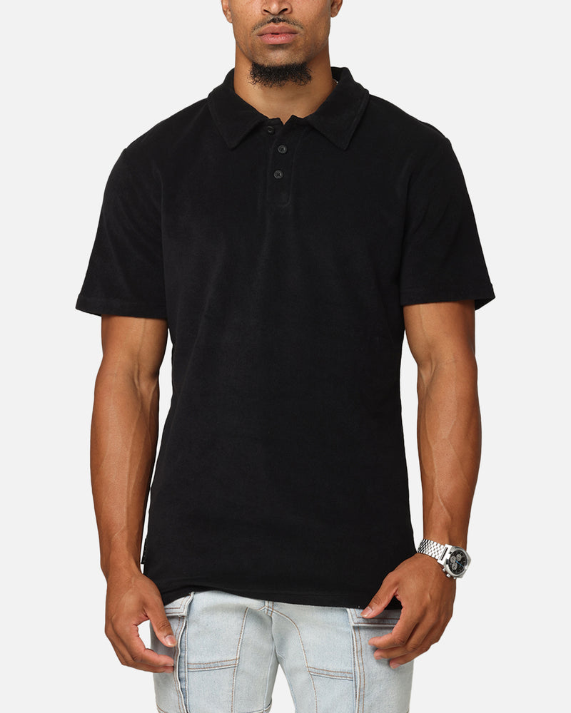 SAINT MORTA Saint Morta Knitted Polo Shirt Black