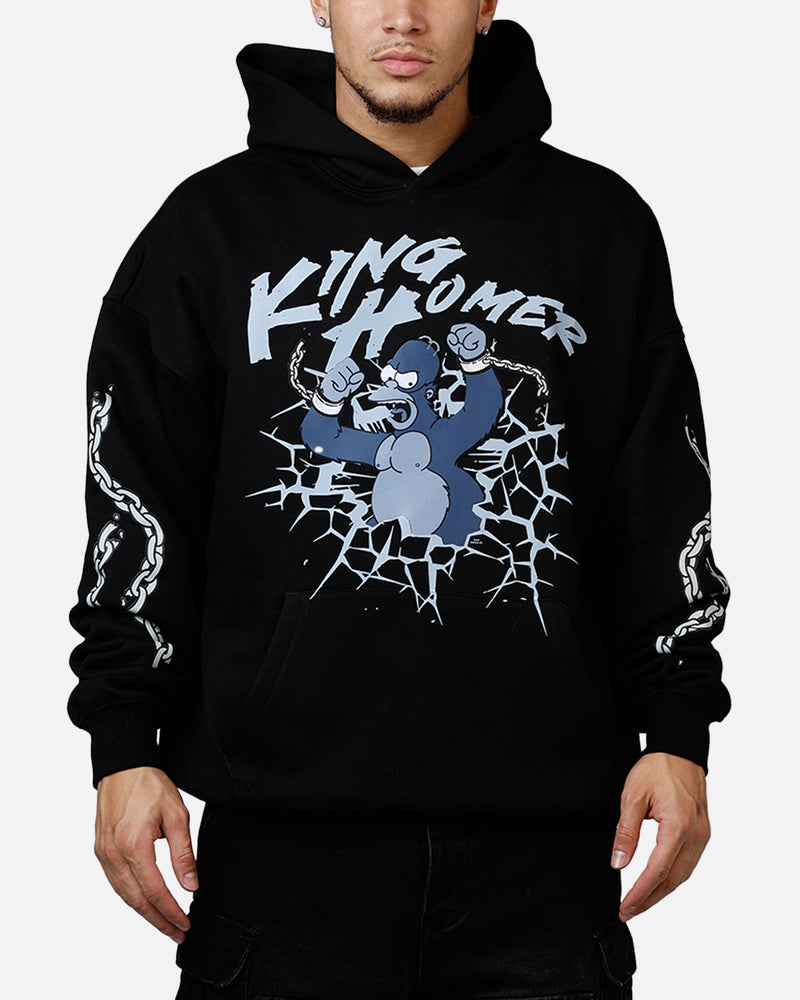 FREEZE MAX Freeze Max The Simpsons 'The Simpson Treehouse Of Horror' King Homer Hoodie Black