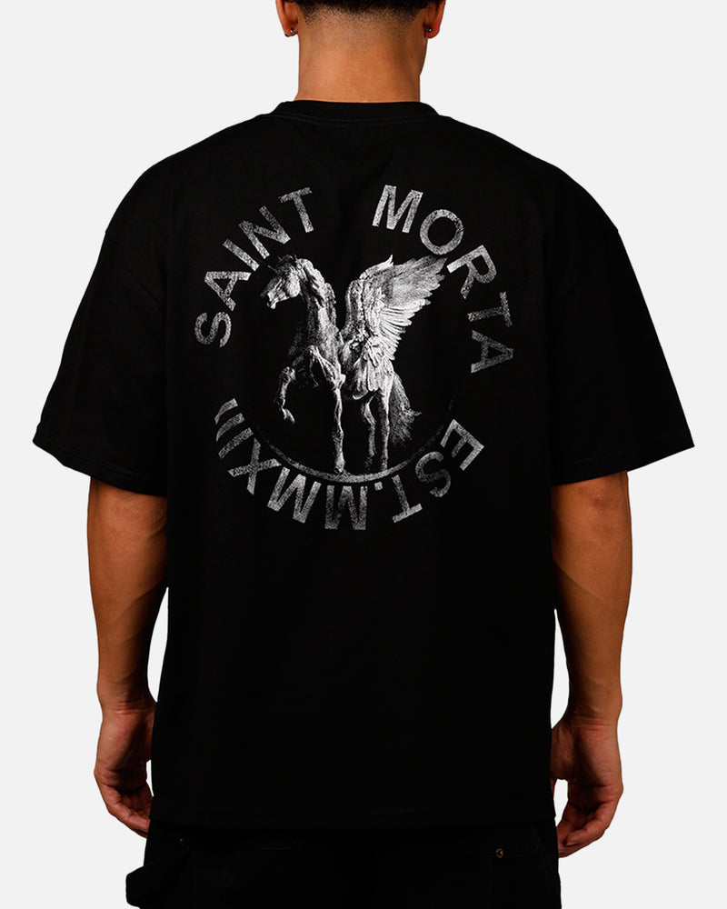 SAINT MORTA Saint Morta Pegasus Drop T-Shirt Black