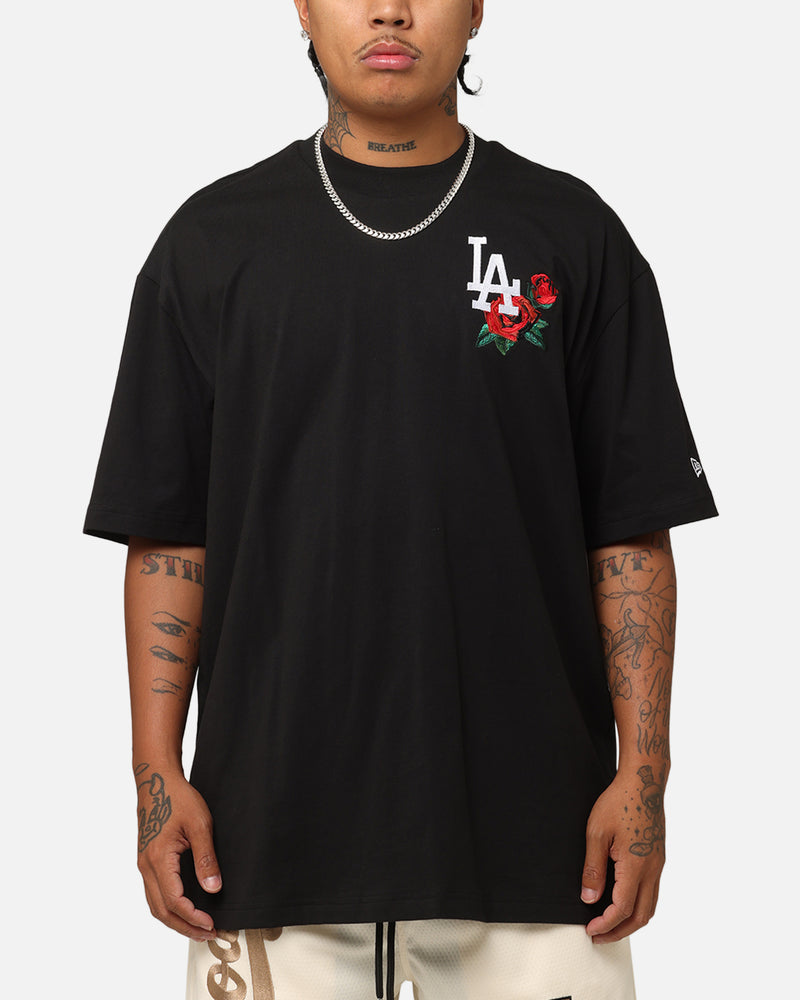 New Era Los Angeles Dodgers Rose Oversized T-Shirt Black