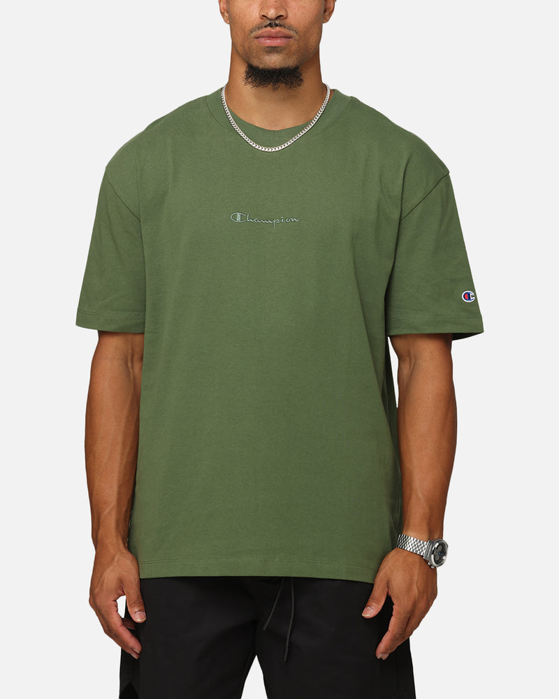 CHAMPION Champion Heritage New Script T-Shirt Green