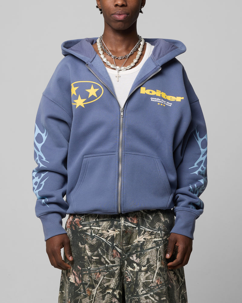 LOITER Loiter Solar Zip Hoodie Blue