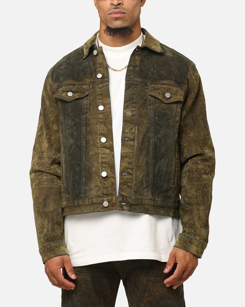 MNML MNML SL3 Suede Jacket Olive/Black