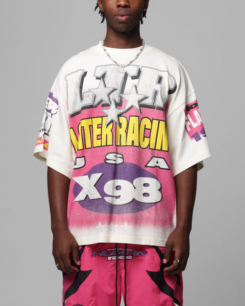 LOITER Loiter Racer Box T-Shirt Off White