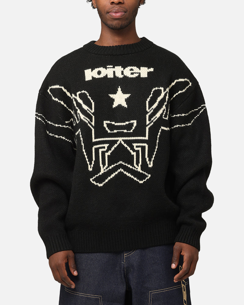 LOITER Loiter Substance Knit Sweater Black