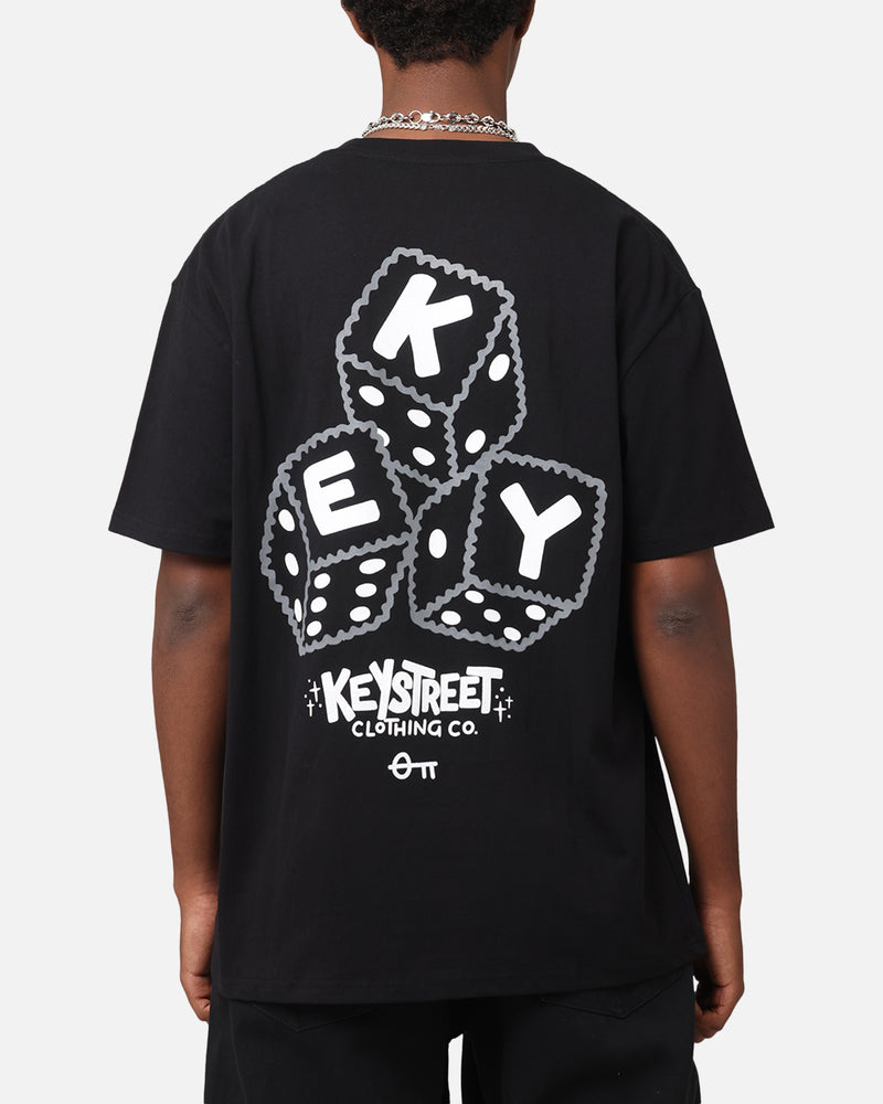 KEY STREET Key Street Dice Vintage T-Shirt Black