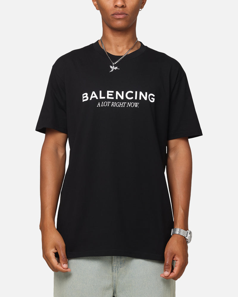 Secret Club Secret Club Balencing T-Shirt Black/White