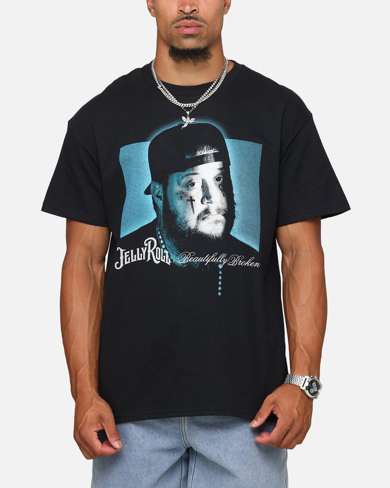 Jelly Roll Jelly Roll Square Portrait T-Shirt Black