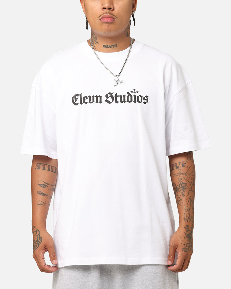 ELEVN CLOTHING CO Elevn Clothing Co Triple Star T-Shirt White