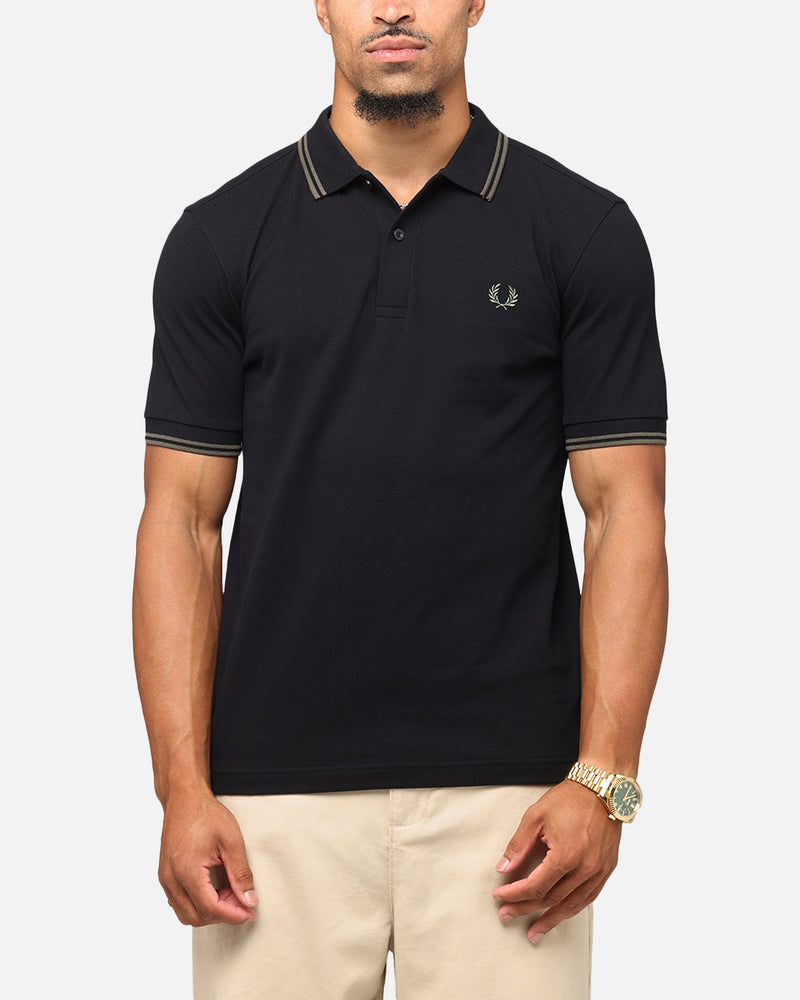 Fred Perry Fred Perry Twin Tipped Polo Shirt Black