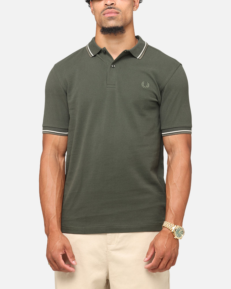 Fred Perry Twin Tipped Polo Shirt Hunter Green