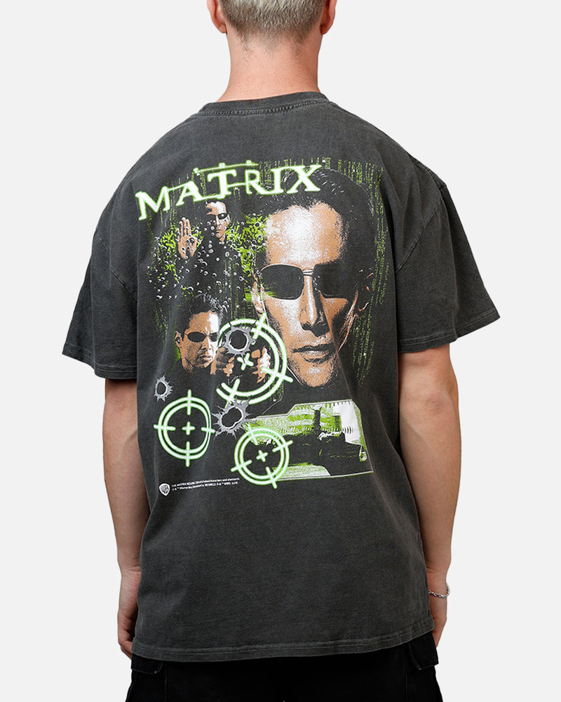 AMERICAN THRIFT American Thrift X The Matrix Neo Bullets Heavyweight T-Shirt Black