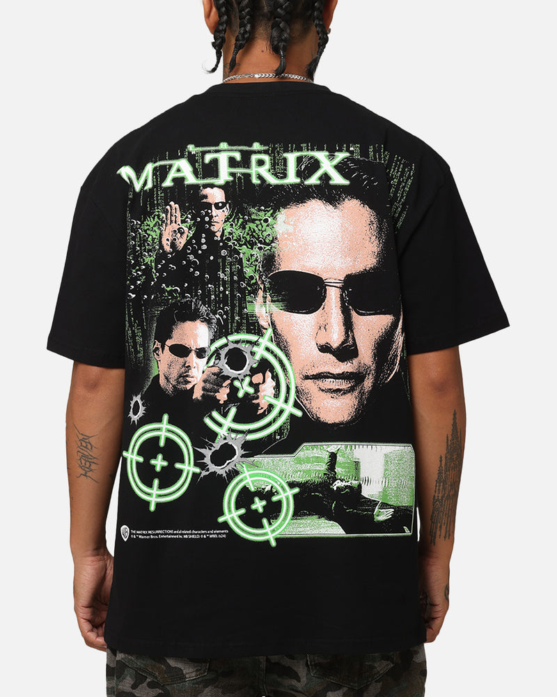 AMERICAN THRIFT American Thrift X The Matrix Neo Bullets Heavy T-Shirt Black