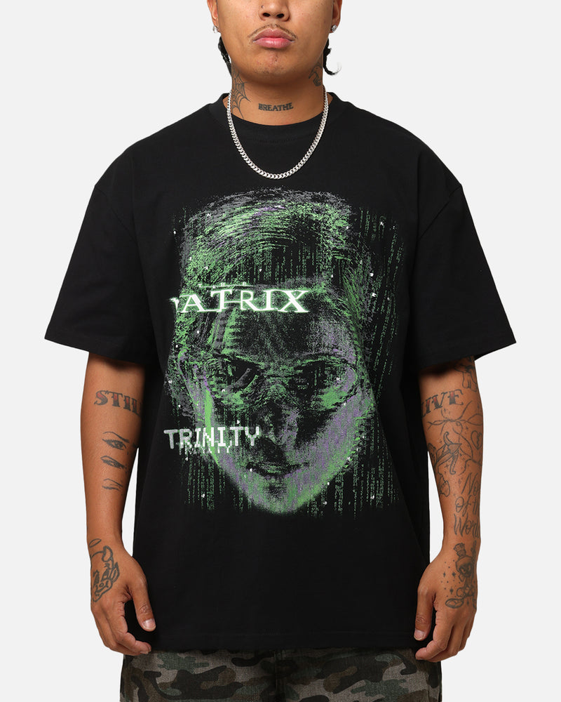 AMERICAN THRIFT American Thrift X The Matrix Trinity Heavy T-Shirt Black